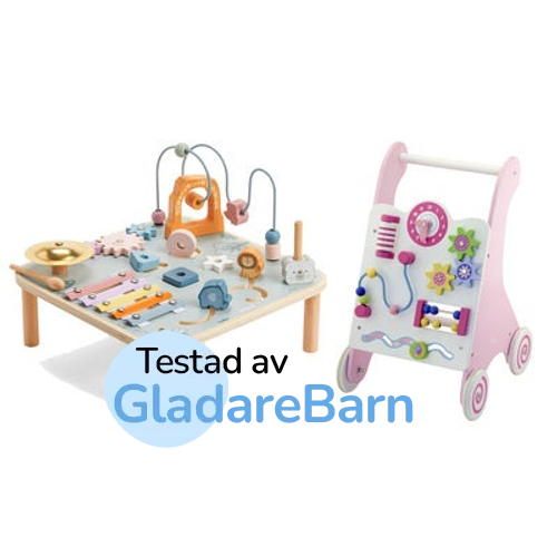 VIGA Lära-Gå-Vagn och Aktivitetsbord